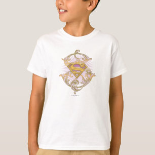 スーパーガールスターバストロゴ Tシャツ