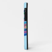 スーパーガールストライプのレインボロゴ Case-Mate iPhoneケース (裏面/左)