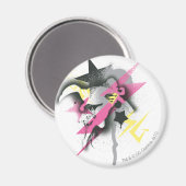 スーパーガールスプレー絵を描 マグネット (正面/裏面)