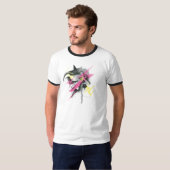 スーパーガールスプレー絵を描 Tシャツ (正面フル)