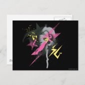 スーパーガールス絵を描プレー ポストカード (正面/裏面)