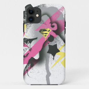 スーパーガールス絵を描プレー iPhone 11 ケース