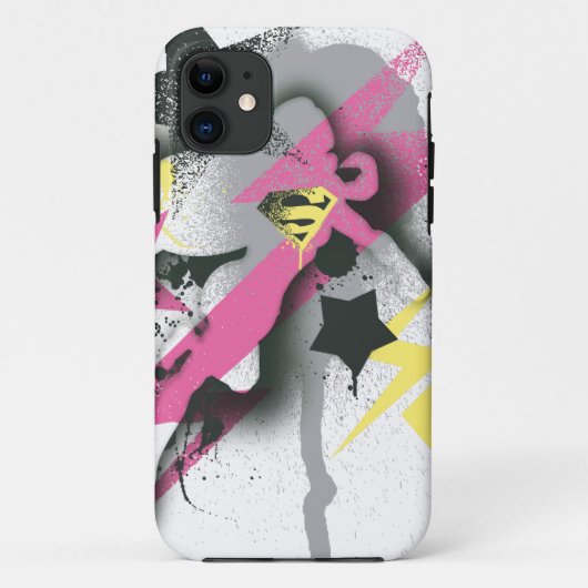 スーパーガールス絵を描プレー Case-Mate iPhoneケース (裏面)