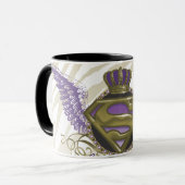 スーパーガールゼブラ印刷 マグカップ (正面左)