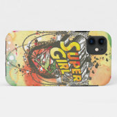 スーパーガールチェーン Case-Mate iPhoneケース (裏面(横))