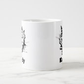 スーパーガールニュースプリントSシールド ジャンボコーヒーマグカップ (正面)