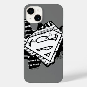 スーパーガールニュースプリントSシールド Case-Mate iPhone 14ケース