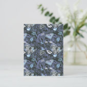 スーパーガールハートと唇パターン ポストカード (スタンド正面)