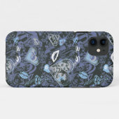 スーパーガールハートと唇パターン Case-Mate iPhoneケース (裏面(横))