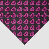 スーパーガールハート対角パターン 薄葉紙 (詳細)