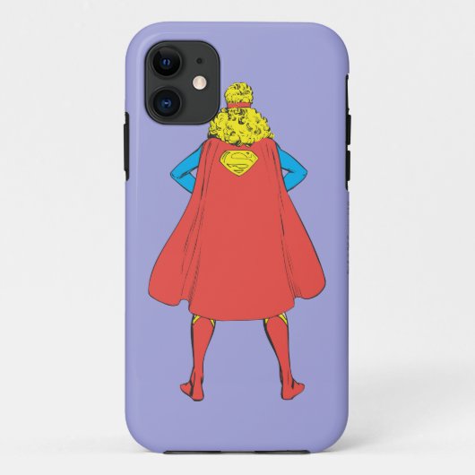 スーパーガールバックビュー Case-Mate iPhoneケース (裏面)