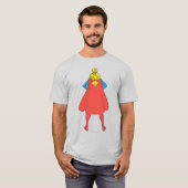 スーパーガールバックビュー Tシャツ (正面フル)