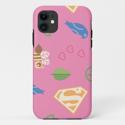スーパーガールバード&ザハチピンク Case-Mate iPhoneケース (裏面)