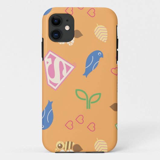 スーパーガールバード&ザビーズオレンジ Case-Mate iPhoneケース (裏面)