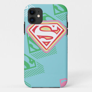 スーパーガールパステルリピートパターン iPhone 11 ケース