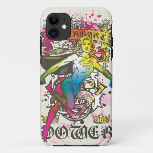 スーパーガールパワー Case-Mate iPhoneケース (裏面)