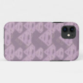 スーパーガールパープルハーフトーンロゴ Case-Mate iPhoneケース (裏面(横))