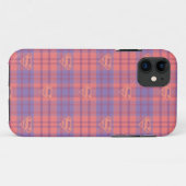 スーパーガールピンクと紫の模様 Case-Mate iPhoneケース (裏面(横))