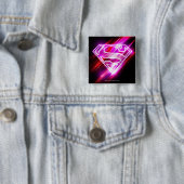 スーパーガールピンク 缶バッジ (インサイチュ)