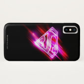 スーパーガールピンク Case-Mate iPhoneケース (裏面(横))