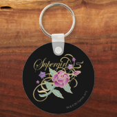 スーパーガールファンシーバラ キーホルダー (正面)