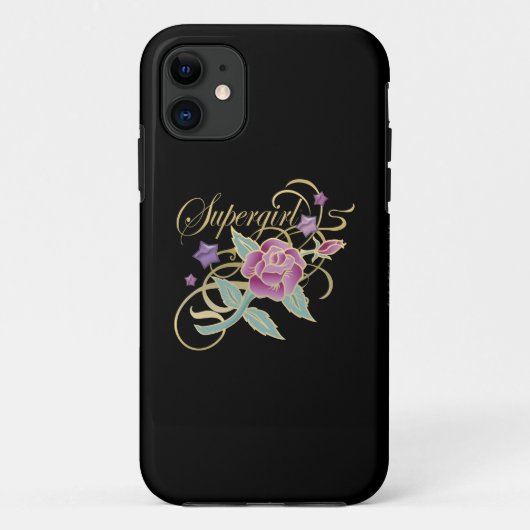 スーパーガールファンシーバラ Case-Mate iPhoneケース (裏面)