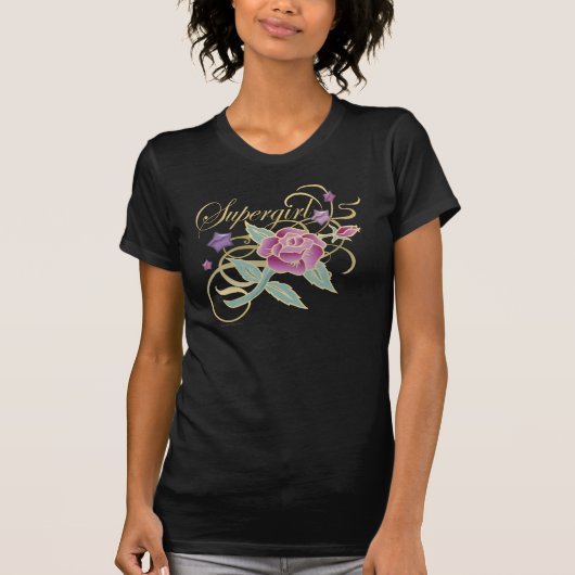 スーパーガールファンシーバラ Tシャツ (正面)