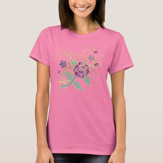 スーパーガールファンシーバラ Tシャツ (正面)