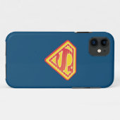 スーパーガールファーアウトロゴ Case-Mate iPhoneケース (裏面(横))