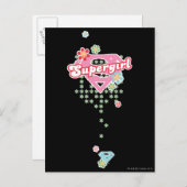 スーパーガールフラワー狂気 ポストカード (正面/裏面)