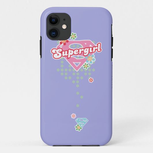 スーパーガールフラワー狂気 Case-Mate iPhoneケース (裏面)