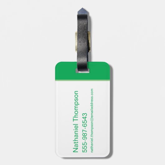 スーパーガールフローラ平和ハートグラフィック ラゲッジタグ (裏面縦)