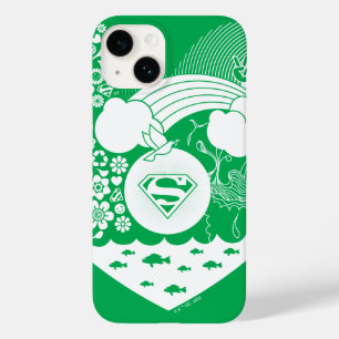 スーパーガールフローラ平和ハートグラフィック Case-Mate iPhone 14ケース