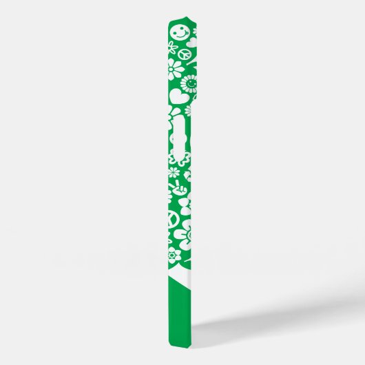 スーパーガールフローラ平和ハートグラフィック Case-Mate iPhoneケース (裏面 / 右)