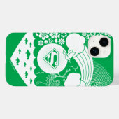 スーパーガールフローラ平和ハートグラフィック Case-Mate iPhoneケース (裏面 (横))