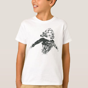 スーパーガールブラックアンドホワイトスケッチ1 Tシャツ