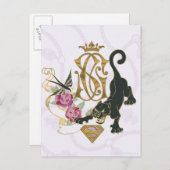 スーパーガールブラックパンサー ポストカード (正面/裏面)