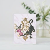 スーパーガールブラックパンサー ポストカード (スタンド正面)