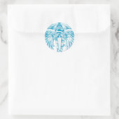 スーパーガールブルーウィングス ラウンドシール (バッグ)