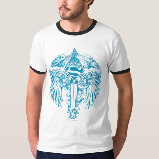 スーパーガールブルーウィングス Tシャツ (正面)