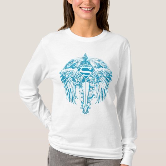 スーパーガールブルーウィングス Tシャツ (正面)