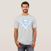 スーパーガールブルーロゴ Tシャツ (正面フル)