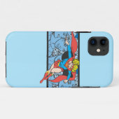 スーパーガールヘッドショット Case-Mate iPhoneケース (裏面(横))