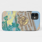 スーパーガールボックスシートブルー Case-Mate iPhoneケース (裏面(横))