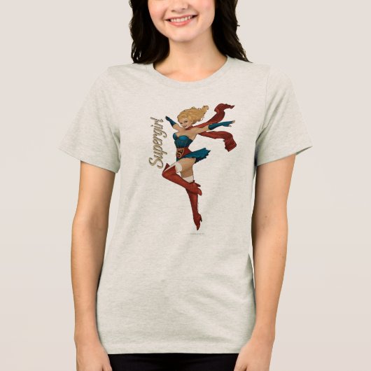 スーパーガールボンシェル トライブレンドTシャツ (正面)