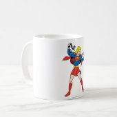 スーパーガールポーズ10 コーヒーマグカップ (正面左)