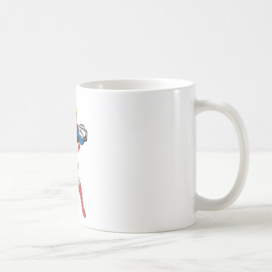 スーパーガールポーズ10 コーヒーマグカップ (右)
