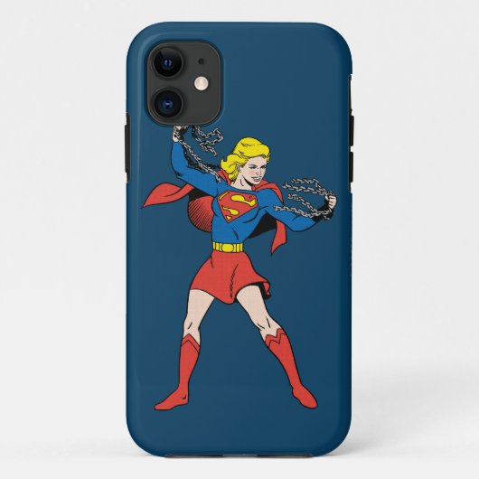 スーパーガールポーズ10 Case-Mate iPhoneケース (裏面)