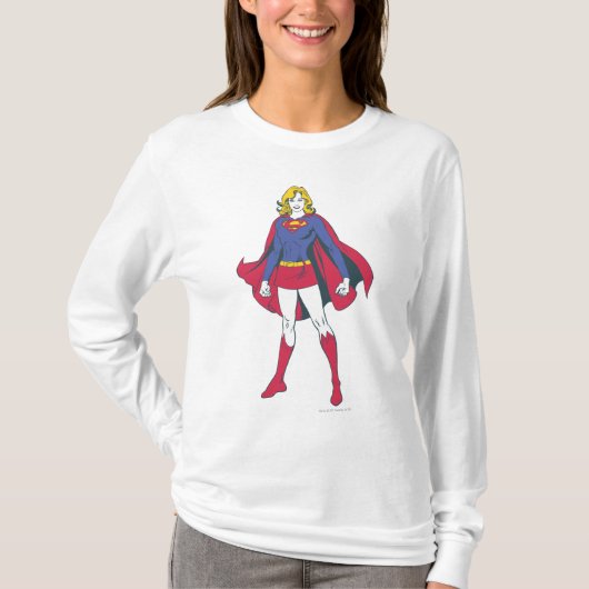 スーパーガールポーズ2 Tシャツ (正面)