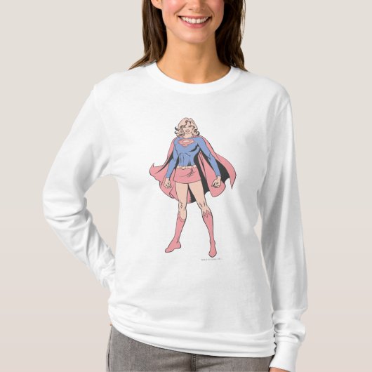 スーパーガールポーズ3 Tシャツ (正面)